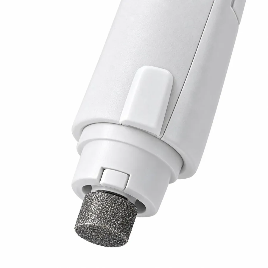The diamond grinding head on the bottom of Quicklight